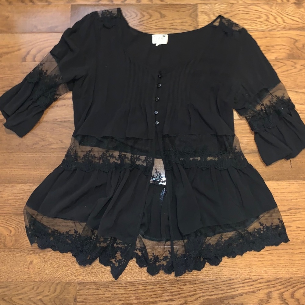 Black Blouse/kimono